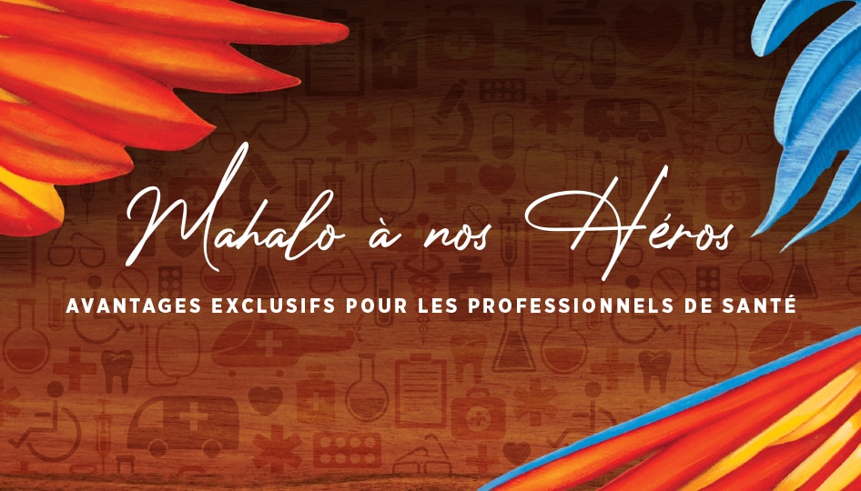 Mahalo to Heroes Landing Page - French