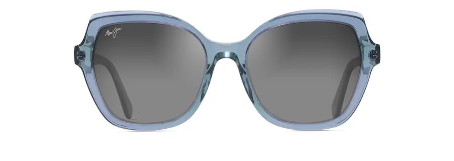 サングラス Maui Jim Maui Jim - KEOLA - grey keola shiny dark gre KEOLA | Polarized Rectangular Sunglasses with MauiPure
