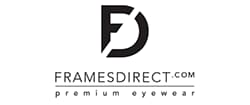 Frames Direct Dot Com Premium Eyeware Logo